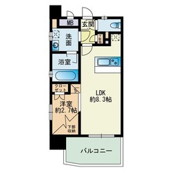 サニークレスト大濠公園の物件間取画像